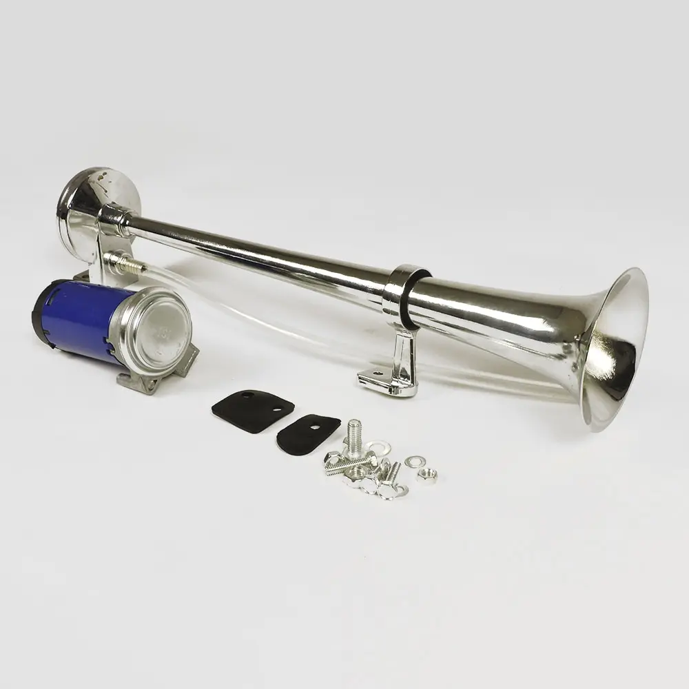 Сигнал гудок воздушный (дудка) пневматический однорожковый с компрессором