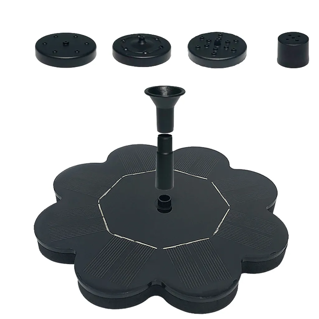 Набор для купания птиц на солнечной батарее поплавок с водяной панелью уличный