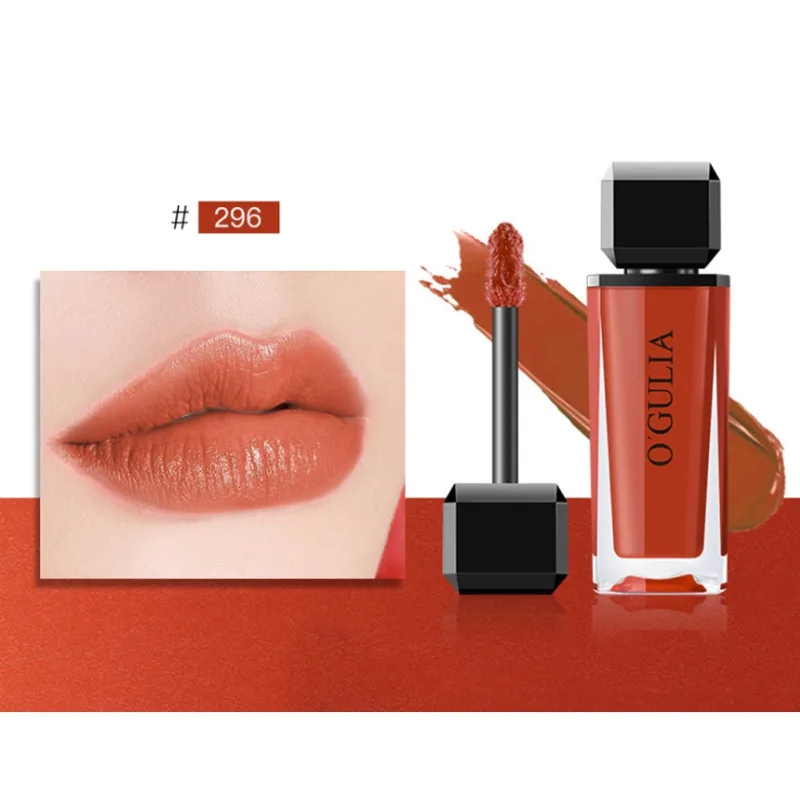 Makeup Lip Gloss Lips Glaze Matte Liquid Lipstick For Ladies Waterproof Moisturize Tint | Красота и здоровье