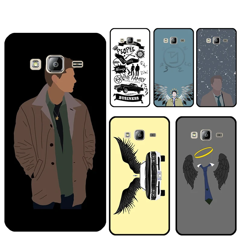 Чехол Castiel Supernatural для Samsung Galaxy J7 J1 J3 J5 2016 A3 A5 2017 A6 A8 J4 J6 Plus J8 A7 A9 2018.