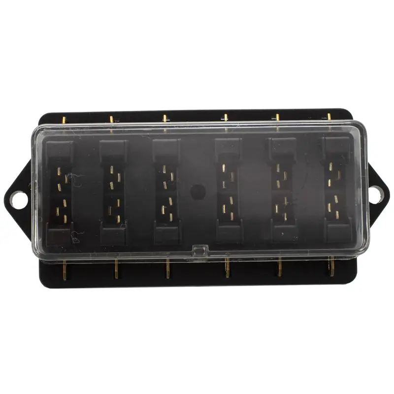 6 WAY FUSE HOLDER BOX CAR VEHICLE CIRCUIT BLADE BLOCK + FREE US | Игрушки и хобби