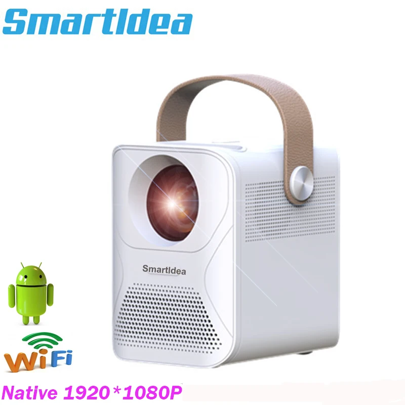

SmartIdea Native 1920 x 1080P portable projector Full HD with build in android wifi video game proyector home theater beamer