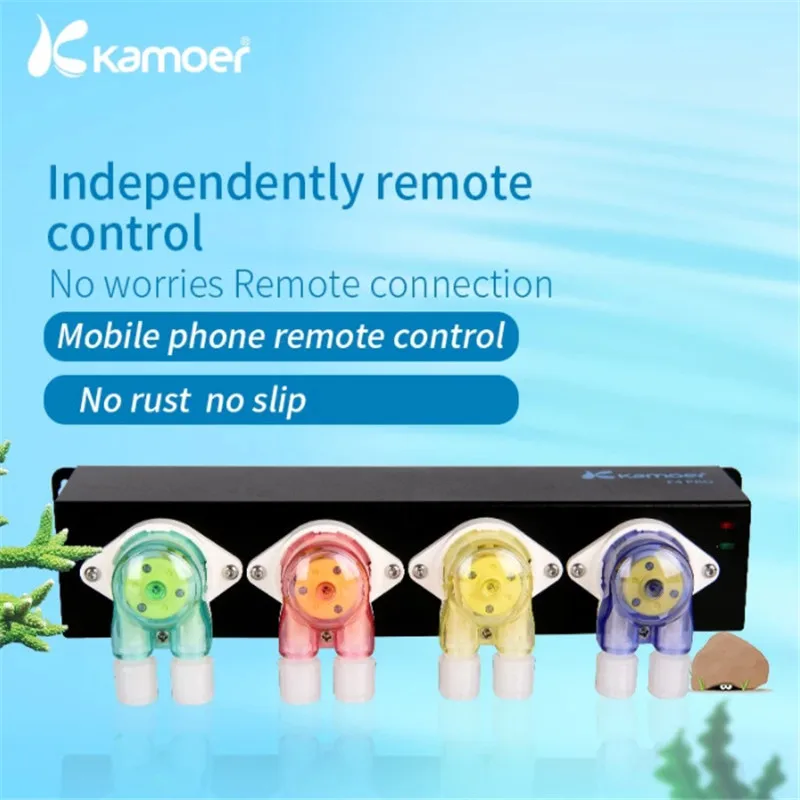 Kamoer-bomba dosificadora F4 PRO WIFI para acuario, tanque marino controlado a distancia, aplicaci&oacute;n 5,0, 0,1 mL, nueva-3