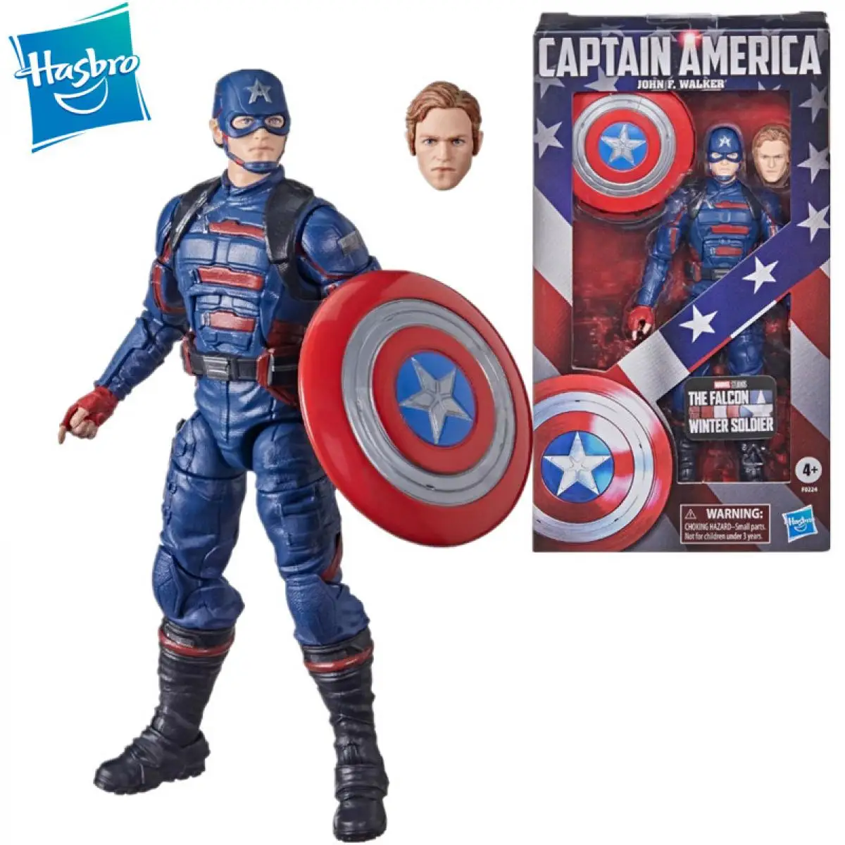 

Hasbro Marvel Legends6 The Falcon and the Winter Soldier U.S.Agent Captain America John F. Walker Action Figure Collectible Toy