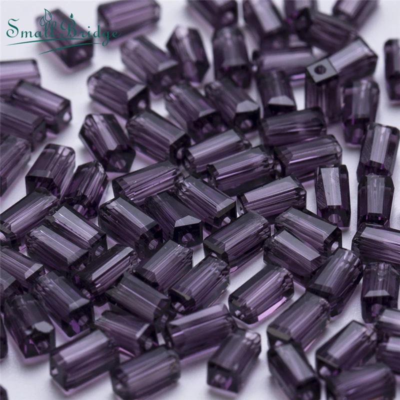 2x4 мм длинные кубические чешские хрустальные бусины для изготовления ювелирных