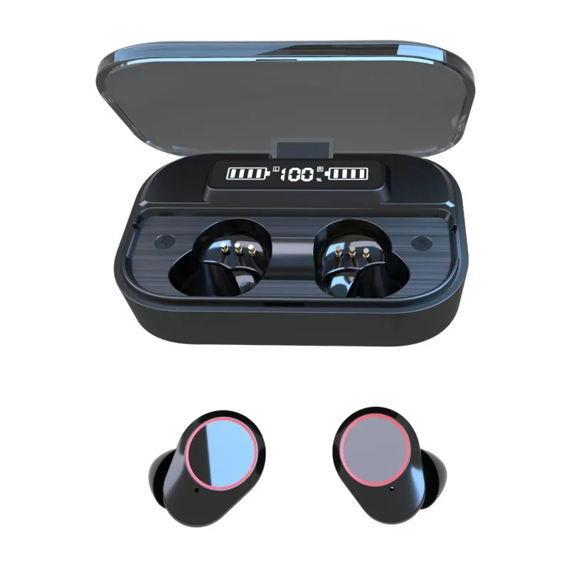 TWS Bluetooth Earphones 5.0 9D Stereo Wireless Headphones Waterproof Sport With 2000mAh Power Bank HIFI Sound Earbuds Headset |