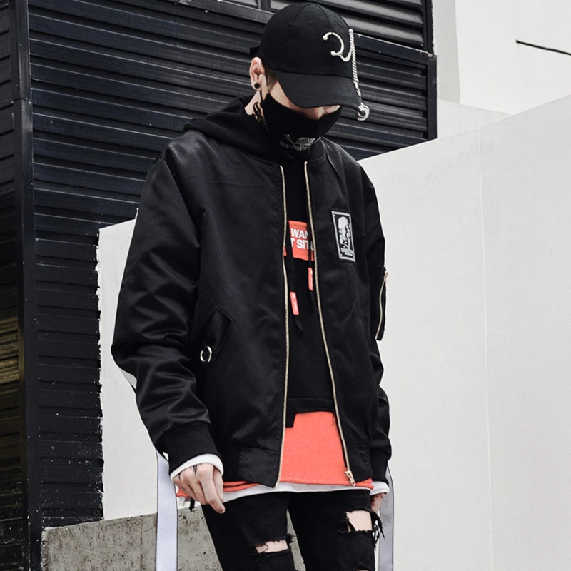 Новая Западная Уличная стильная хип-хоп Осенняя повседневная мужская куртка на