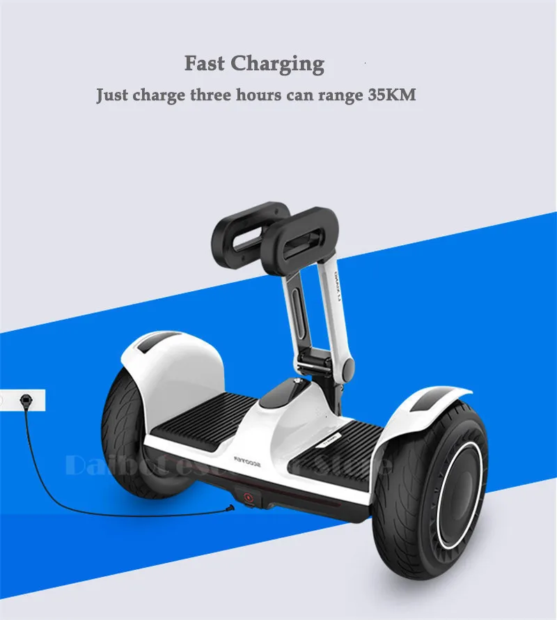 Daibot портативный Электрический скутер 10 дюймов самобалансирующиеся скутеры 250 Вт* 2 36 В внедорожный Ховерборд для детей приложение/Bluetooth динамик
