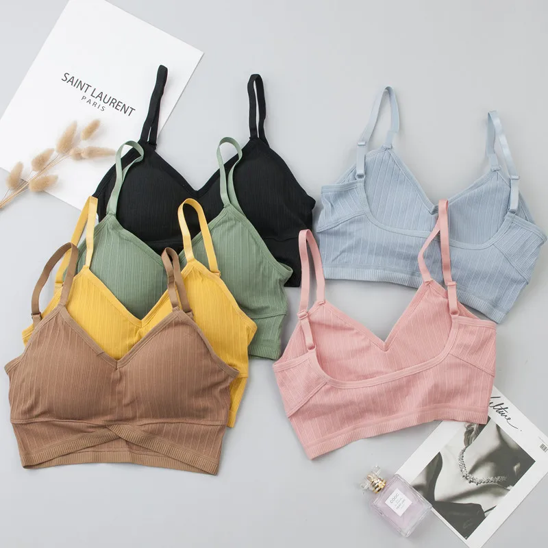 Бюстгальтер пуш ап эластичный в Корейском стиле для девушек|Бюстгальтеры| |