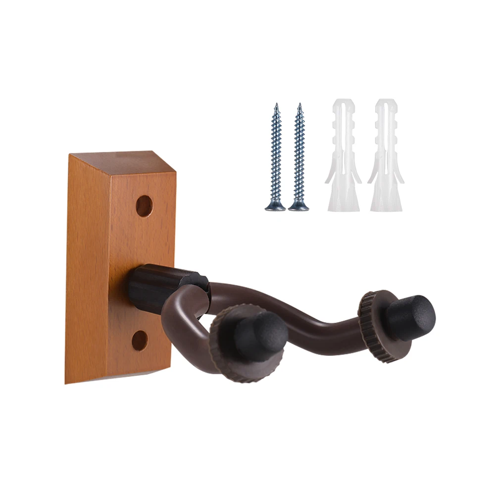 Деревянная вешалка для гитары настенное крепление держатель струн и