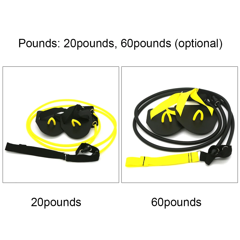 

Fitness Workout Resistance Bands Swimming Arm Strength Trainer Pilates Stretch Pull Rope Tubes For Outdoor Gym Equipment