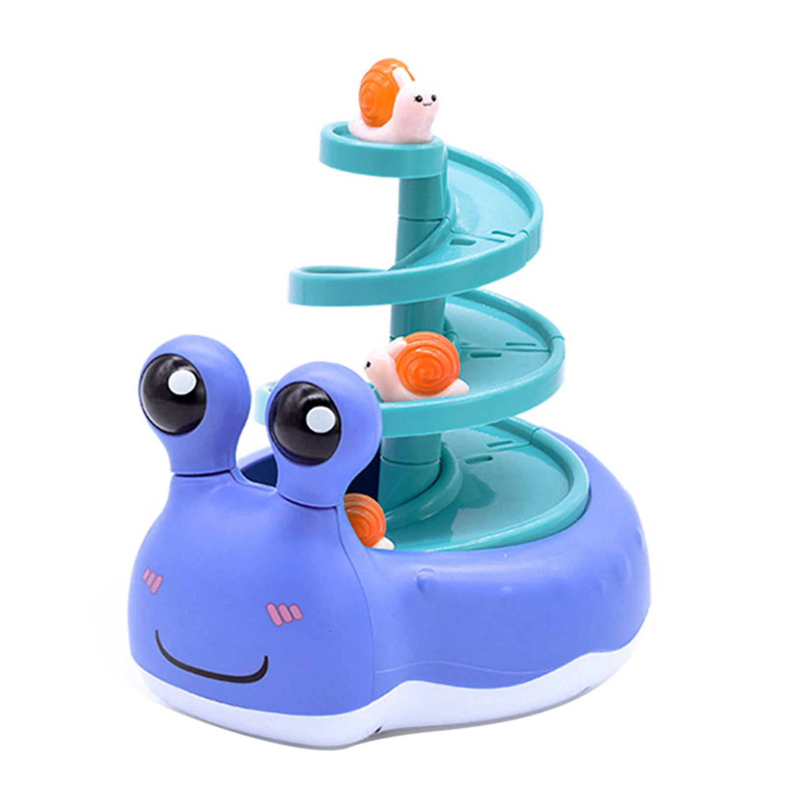 

Children Cute Snail Shape Glider Rail Car with Track Educational Interesting Attractive Multifunctional Practical Toy Kids Gift