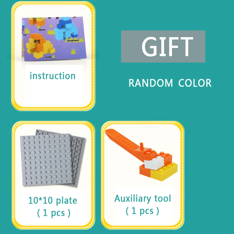 1000 шт маленький Размеры строительные блоки оптом наборы City Творческий