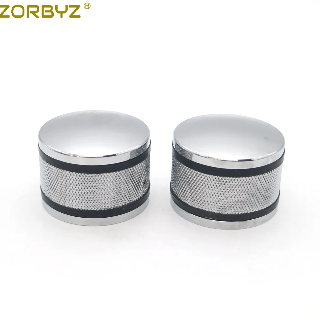 ZORBYZ мотоцикл черный/хром CNC накатанная передняя ось крышка Гайка для Harley Dyna Softail
