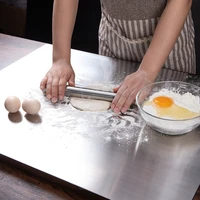 kneading board stainless steel kitchen chopping board dough board bakery bake fruit pastry rolling mat non chemical slice cut