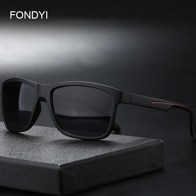 

FONDYI Private Label Mens Designer Fashion Sunglasses UV400 Mirror Fishing Sun Glasses Outdoor Sports oculos de sol with Case