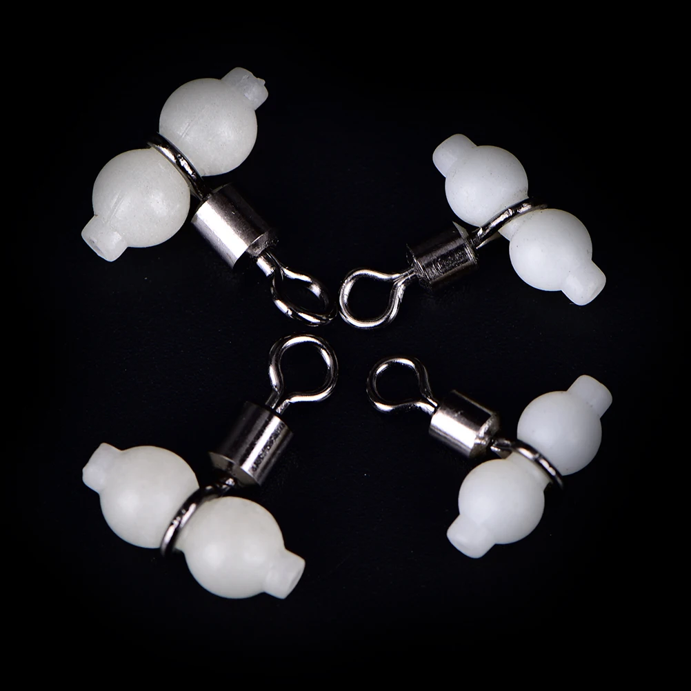 

20Pcs minous Rolling Swivels Fishing Swivels Sea Fishing Accessories Hook Connector Rolling Swivels 3-way Swivels