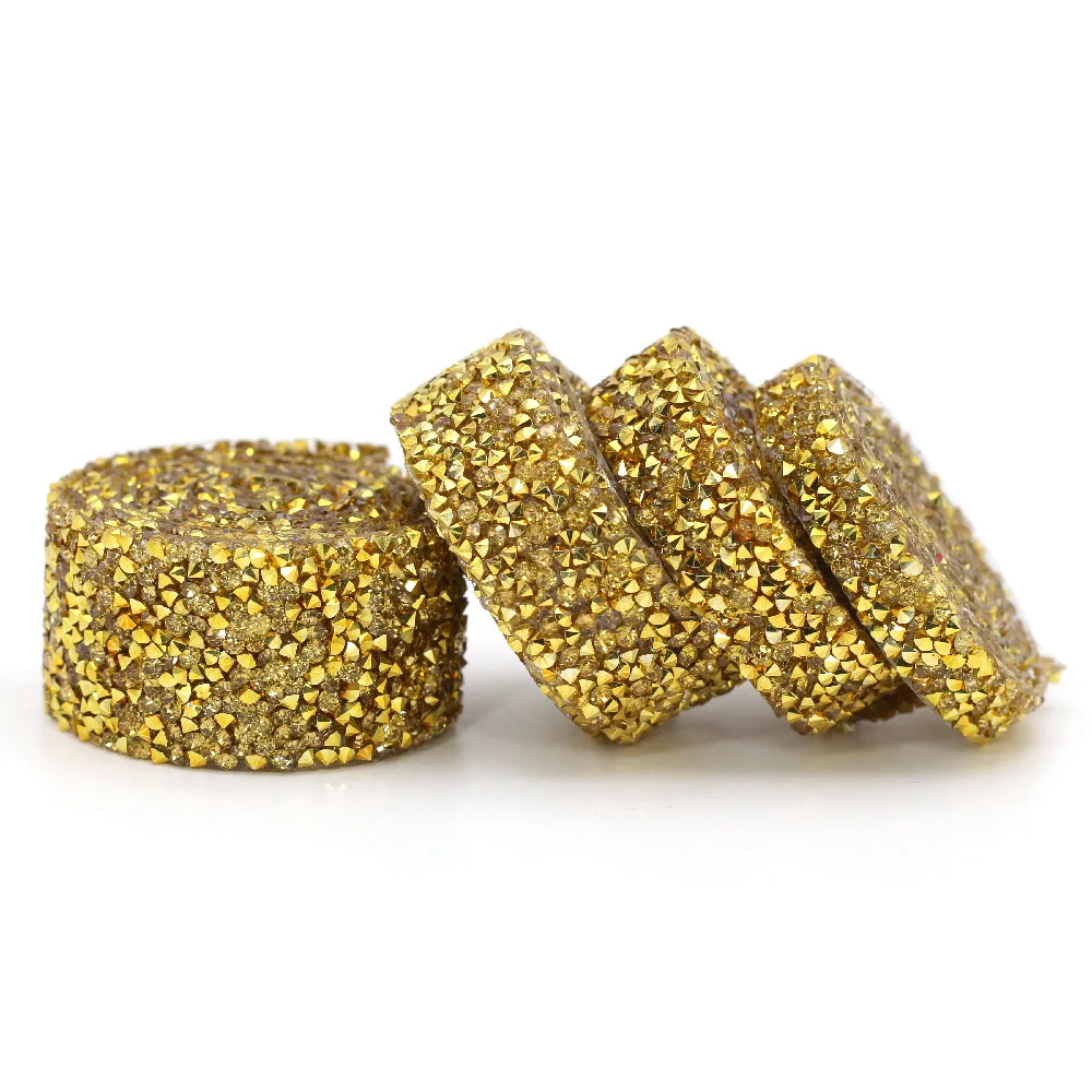 1 ярд золотые стразы звеньевая цепочка разразразы отделка для одежды железная