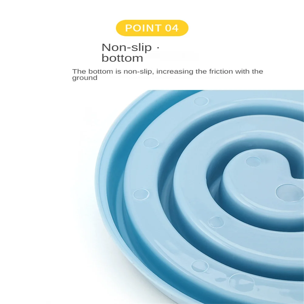 Миска для медленного кормления и профилактики задыхания у собак в ярких цветах с антиползучим покрытием.