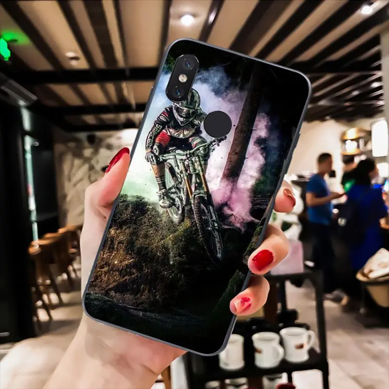 maiyaca amazing mountain bike bicycle mtb design phone case for xiaomi redmi8 4x 6a 9 8t redmi 5 5plus note5 7 note8pro 9 9pro free global shipping