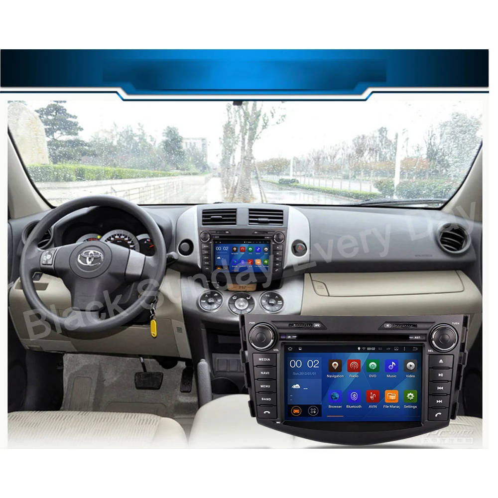 

IPS Android 10 2 din car dvd player for Toyota RAV4 Rav 4 2006-2008 2009 2010-2012 Radio tape recorder gps wifi rds dab tpms 4G