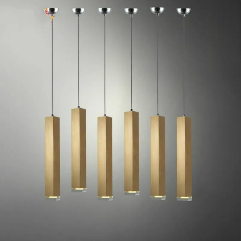 Золотой подвесной светильник современный простой золотой потолочный В