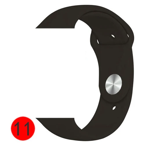 Ремешок для часов Silikon Für apple watch band 40 мм 44 мм 42 мм 38 мм apple watch 4 apple watch 5 correa iwatch повязки Uhr zubehёr - Цвет ремешка: new gray 11