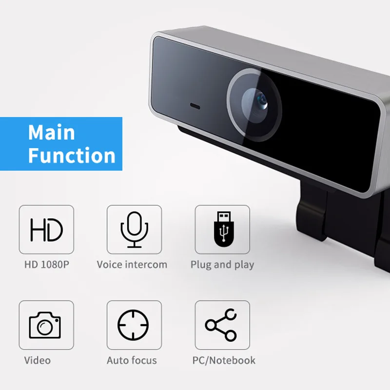 Портативная веб-камера высокой четкости 1080P USB 2 0 свободный накопитель