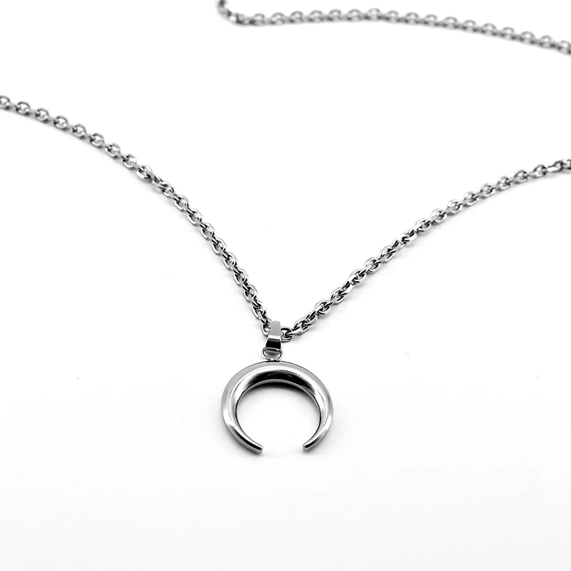 Лидер продаж ожерелья из нержавеющей стали для девочек модное свежее простое