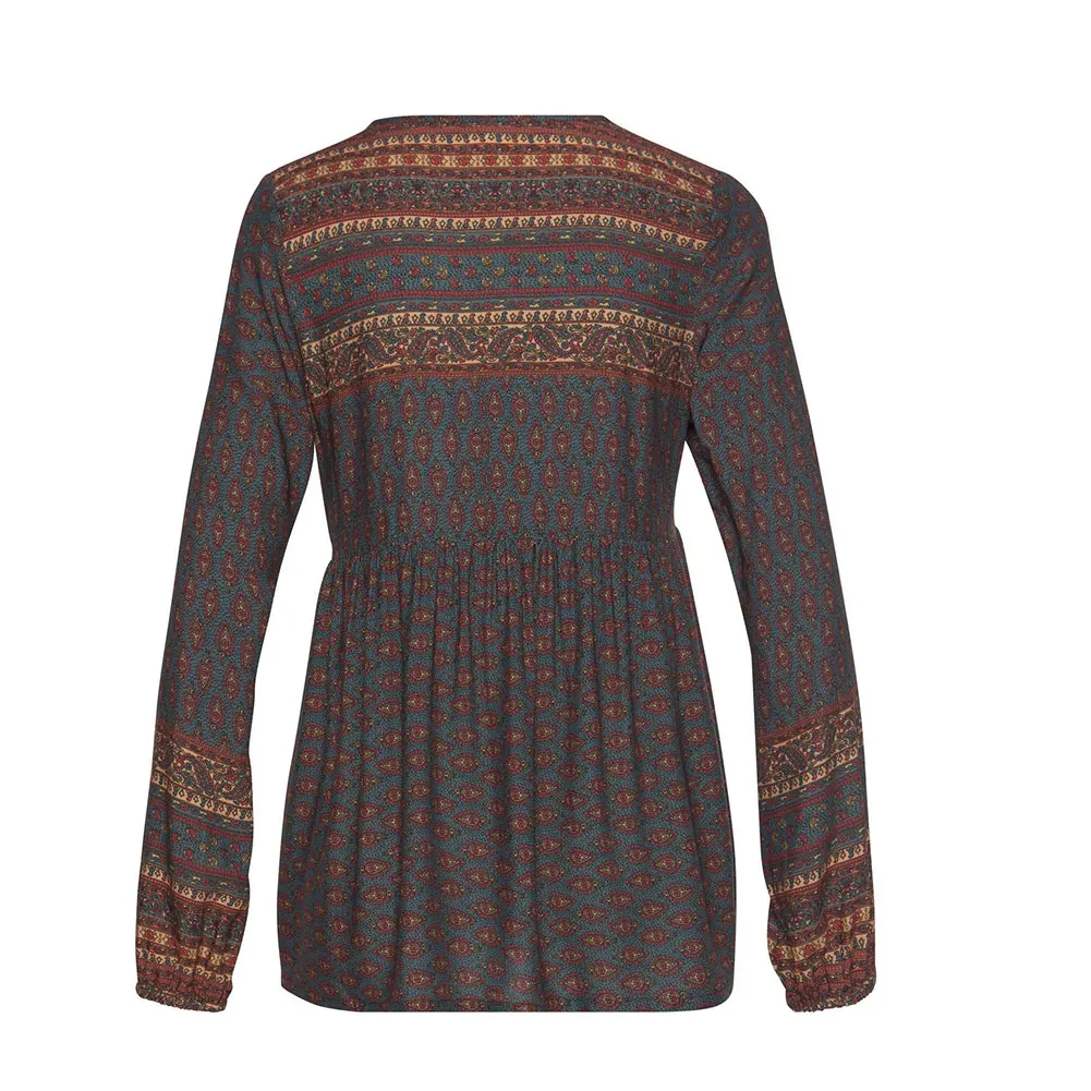 Недавно Футболка с принтом Блузка Для женщин круглый вырез горловины свободные