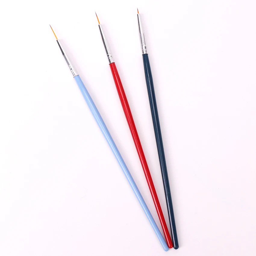 3 шт./компл. новинка кисть для ногтей художественная линия ручка рисования 3D
