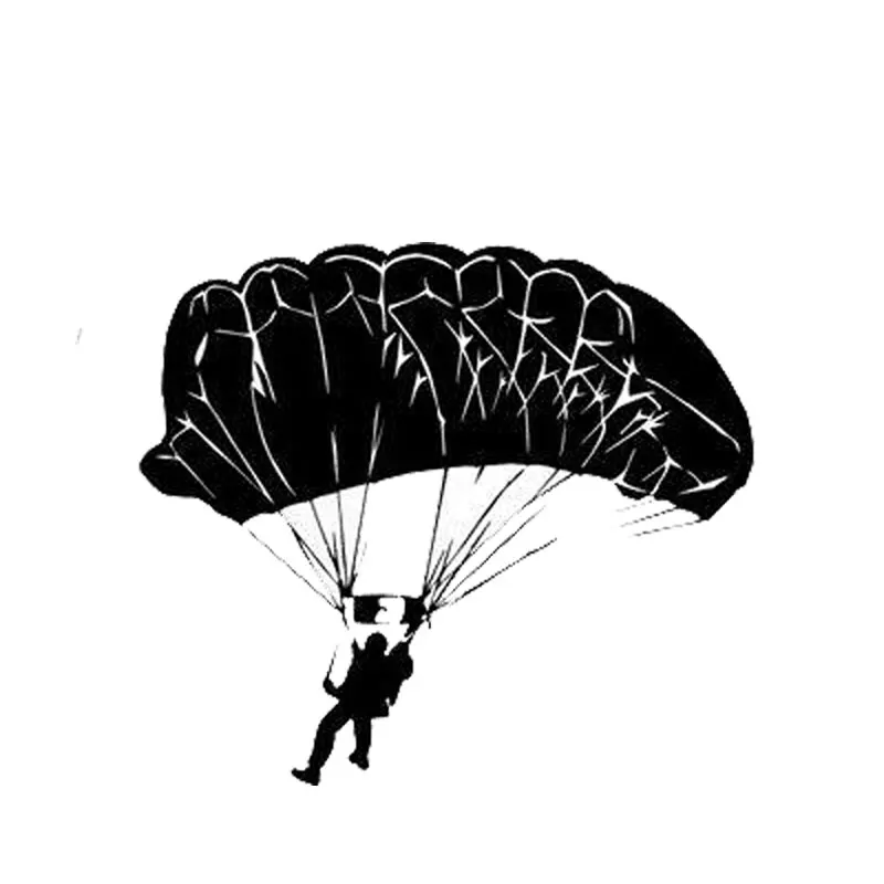 

Parachute Car Sticker Vinyl Auto Accessories Car Window Car Styling Decal PVC 14cmx12cm Cover Scratches Waterproof