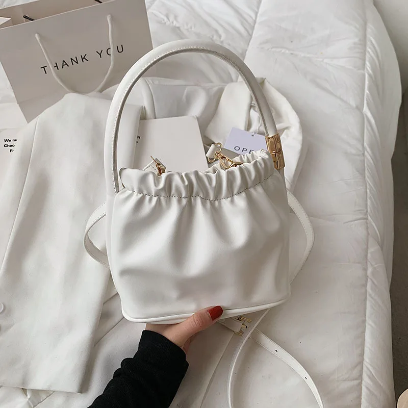 

European and American High-quality Ladies Handbags 2021 New Fashion Net Red Portable Bucket Bag Korean Messenger Handbags
