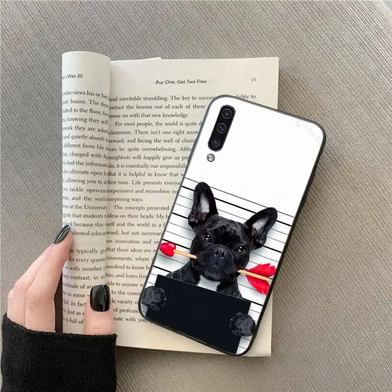 

Funny French Bulldog cute Phone Case For Samsung galaxy A S note 10 7 8 9 20 30 31 40 50 51 70 71 21 s ultra plus