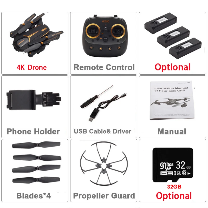 VISUO XS812 Дрон gps позиционирование следуй за мной 4K 5G wifi FPV камера Дрон профессиональная широкоугольная камера Квадрокоптер RC Дрон VS F11
