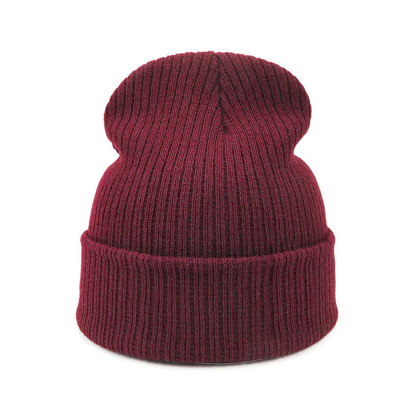Новинка, осенне-зимняя женская шапка, мужская, унисекс, Skullies Beanies, теплая уличная шапка, вязаная шапка, шапки, одноцветная, для папы, теплая шапка, Beanie