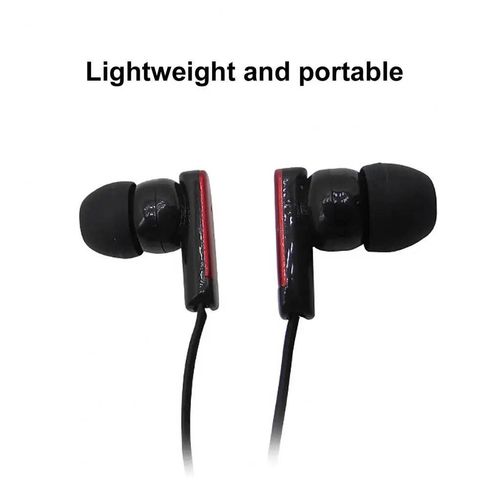 

Universal High Elastic Round In-Ear Music Sports Earphone Noise Reduction Heavy Bass Stereo 3.5mm Wired Headset For MP3 Phone