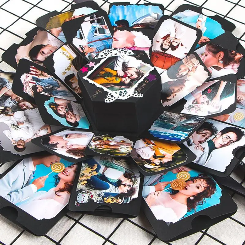 Шестигранная взрывобезопасная коробка с сюрпризом любовь память Сделай Сам