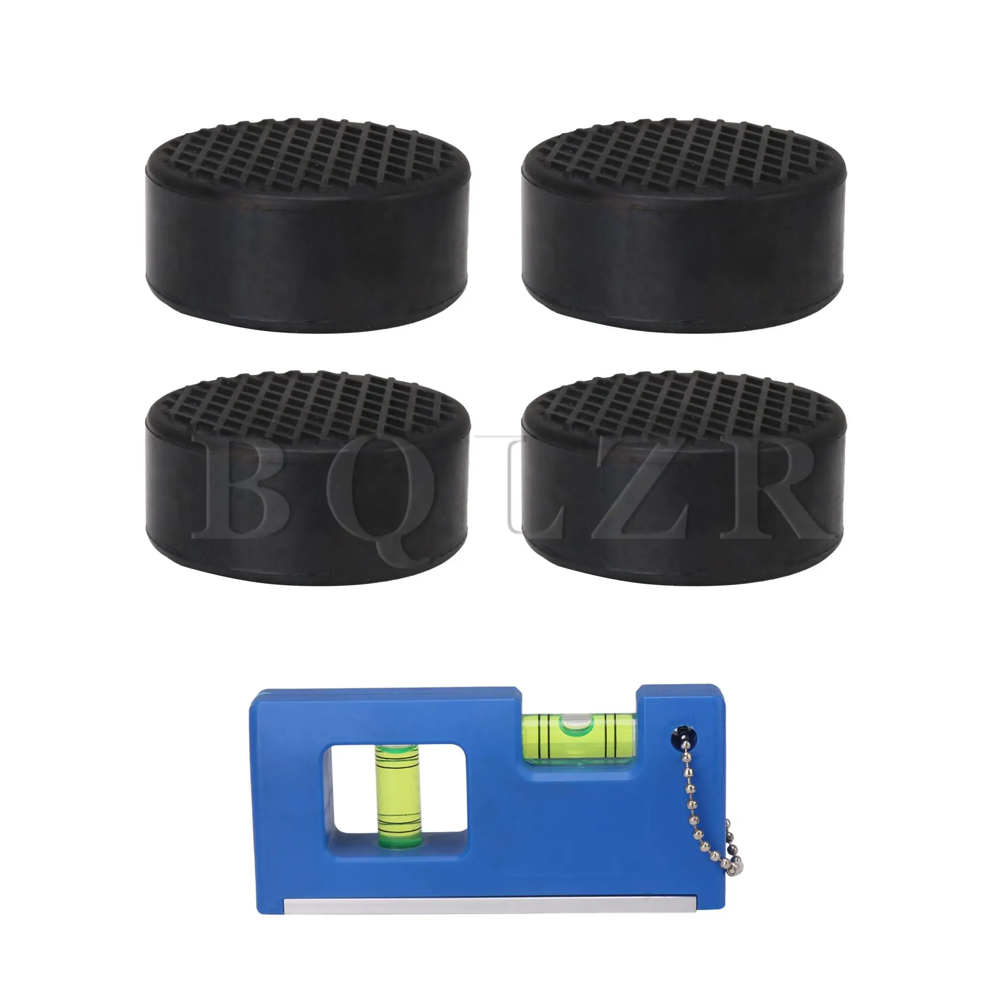 

BQLZR 4 PCS Anti Vibration Washing Machine Support Feet with Tread Grip Level