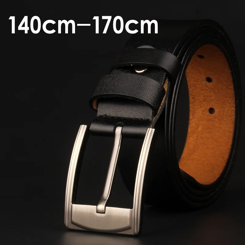 

Lengthened Pin Buckle Belt Men's Casual Extra Long Belt Fat Plus Sized Belt
