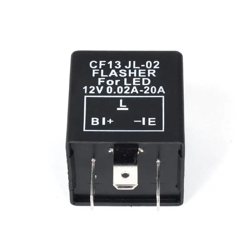 3pins Car Motorcycle LED Flasher Relay 12V Universal Electronic Adjustable Freauency Turn Signal Light Blinker | Автомобили и