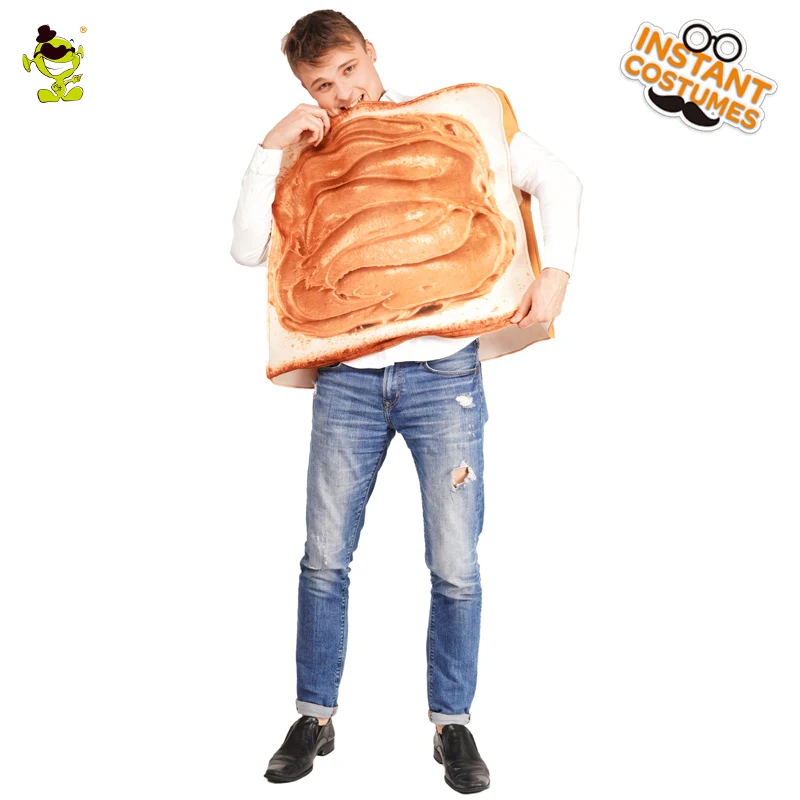 Взрослые парные костюмы для тостов и арахисового масла маскарадный костюм