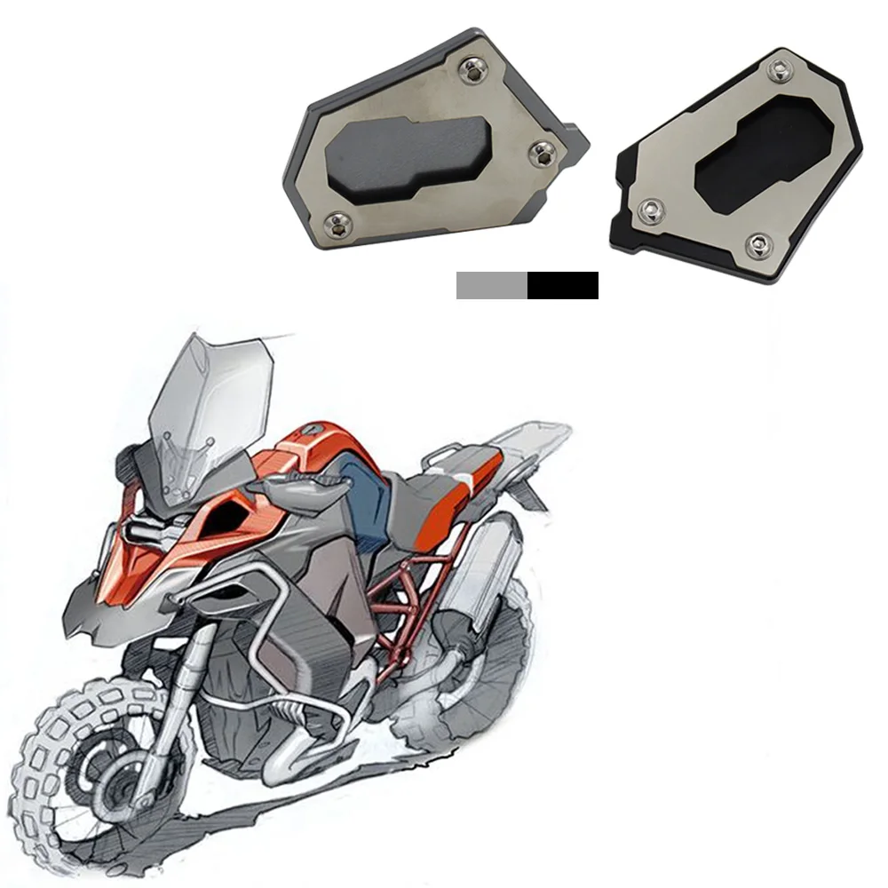 

Motorcycle accessories For BMW R1200GS LC ADV R1200 GS Adventure R1200GS CNC Side Bracket Extension Black Titanium Extension