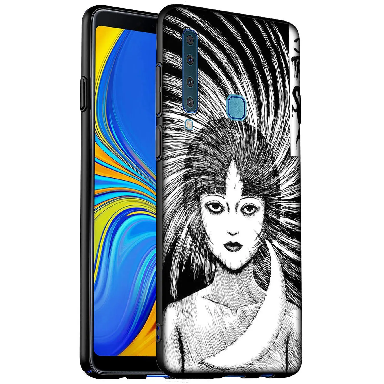 Японский ужасный комикс Мягкий силиконовый чехол для телефона Samsung Galaxy A6 A7 A8 A9 2018