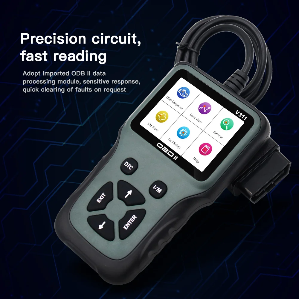 OBD2 сканер TopDiag считыватель кодов неисправностей автомобиля ручной OBD