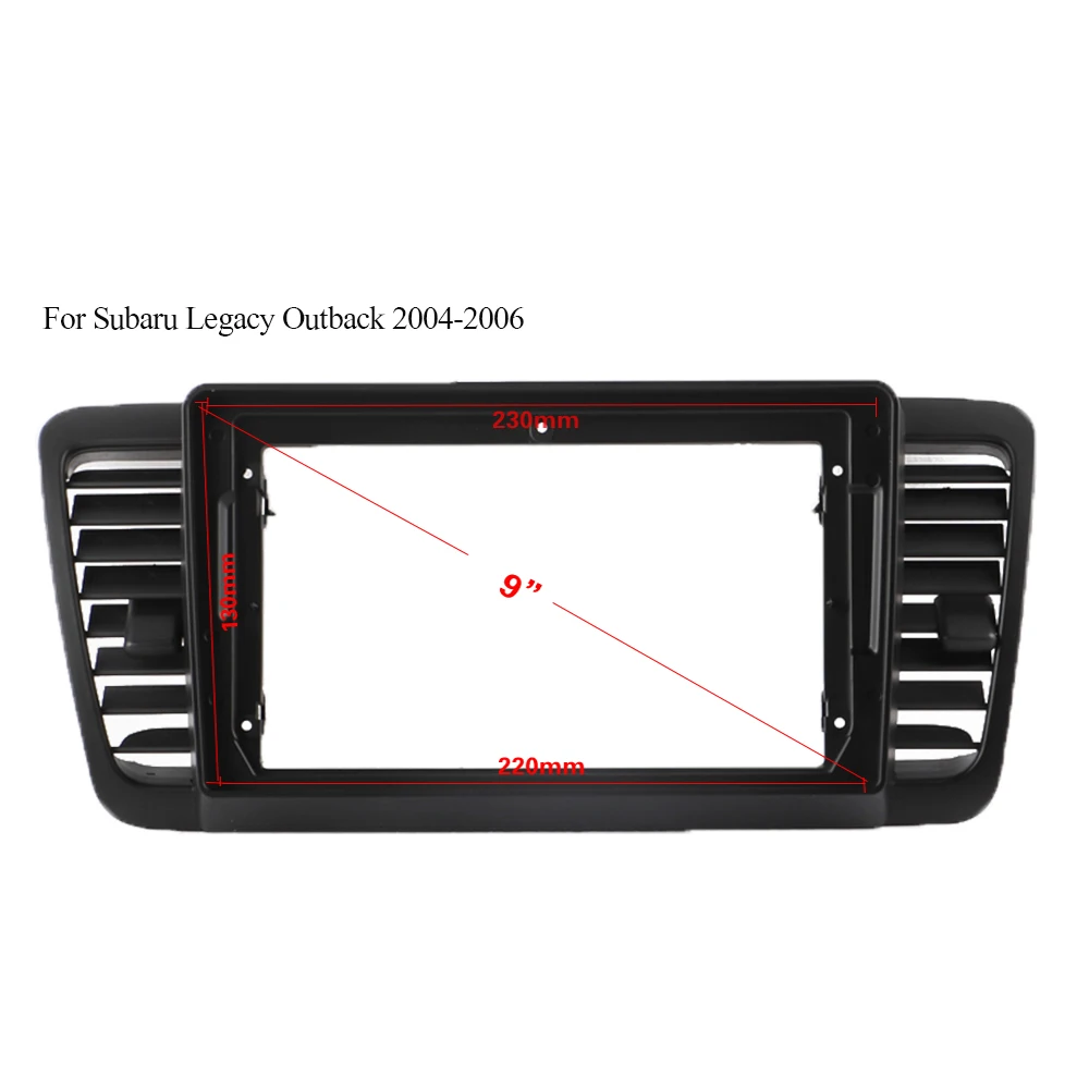 ABS Plastic Trim Fascia Frame For Subaru Legacy Outback 2004-2006 Refit Car Android Radio Navigation DVD Mounting Dashboard | Автомобили и