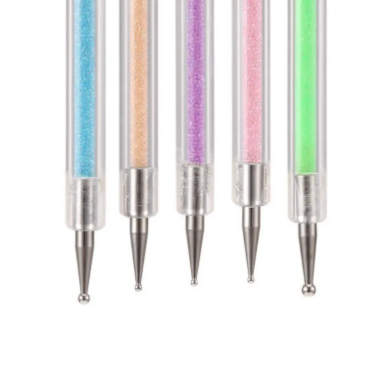 5 шт. профессиональная кисть для дизайна ногтей восковая ручка Стразы карандаш