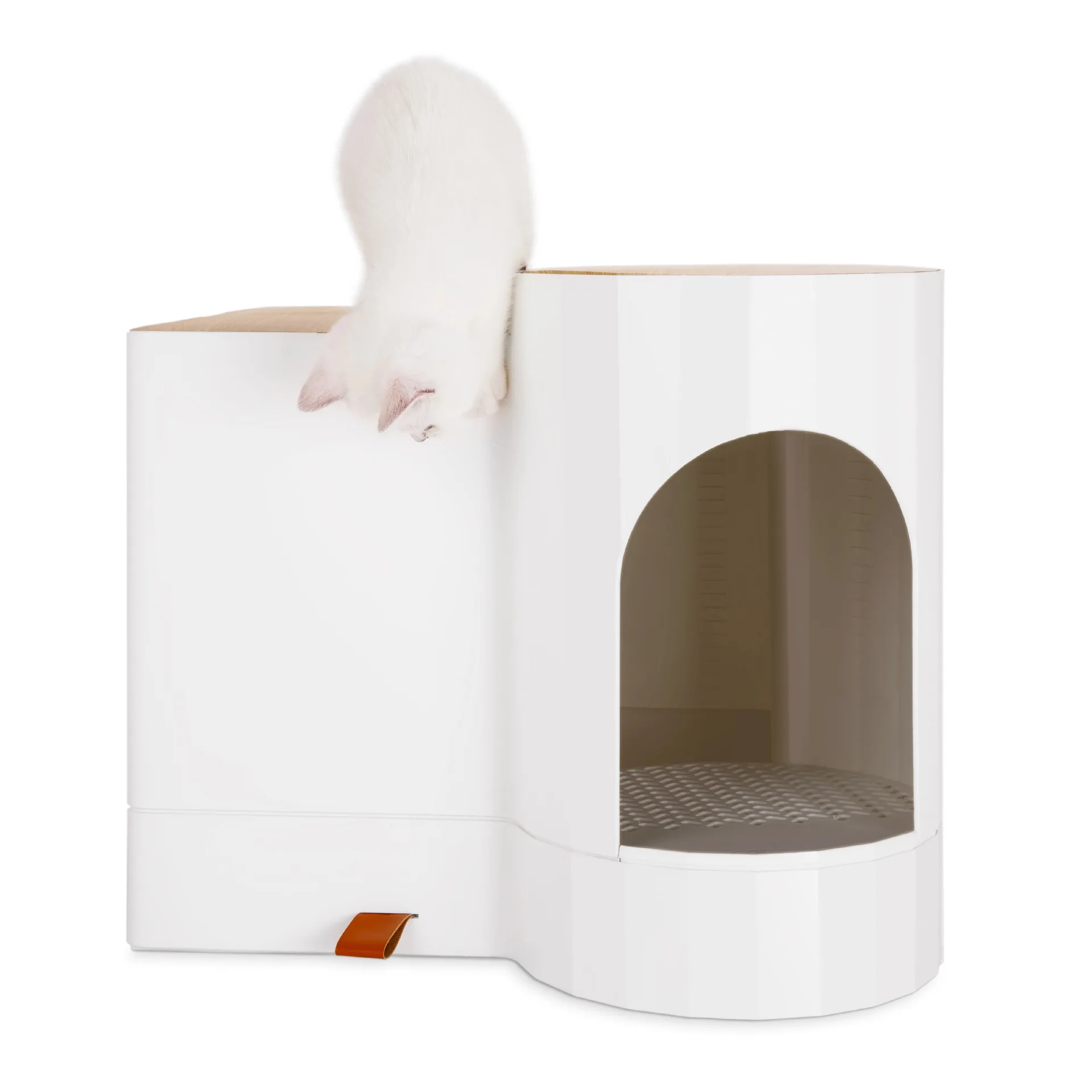 Полностью закрытый тип Автоматическая Индукционная лампа туалет для кошек