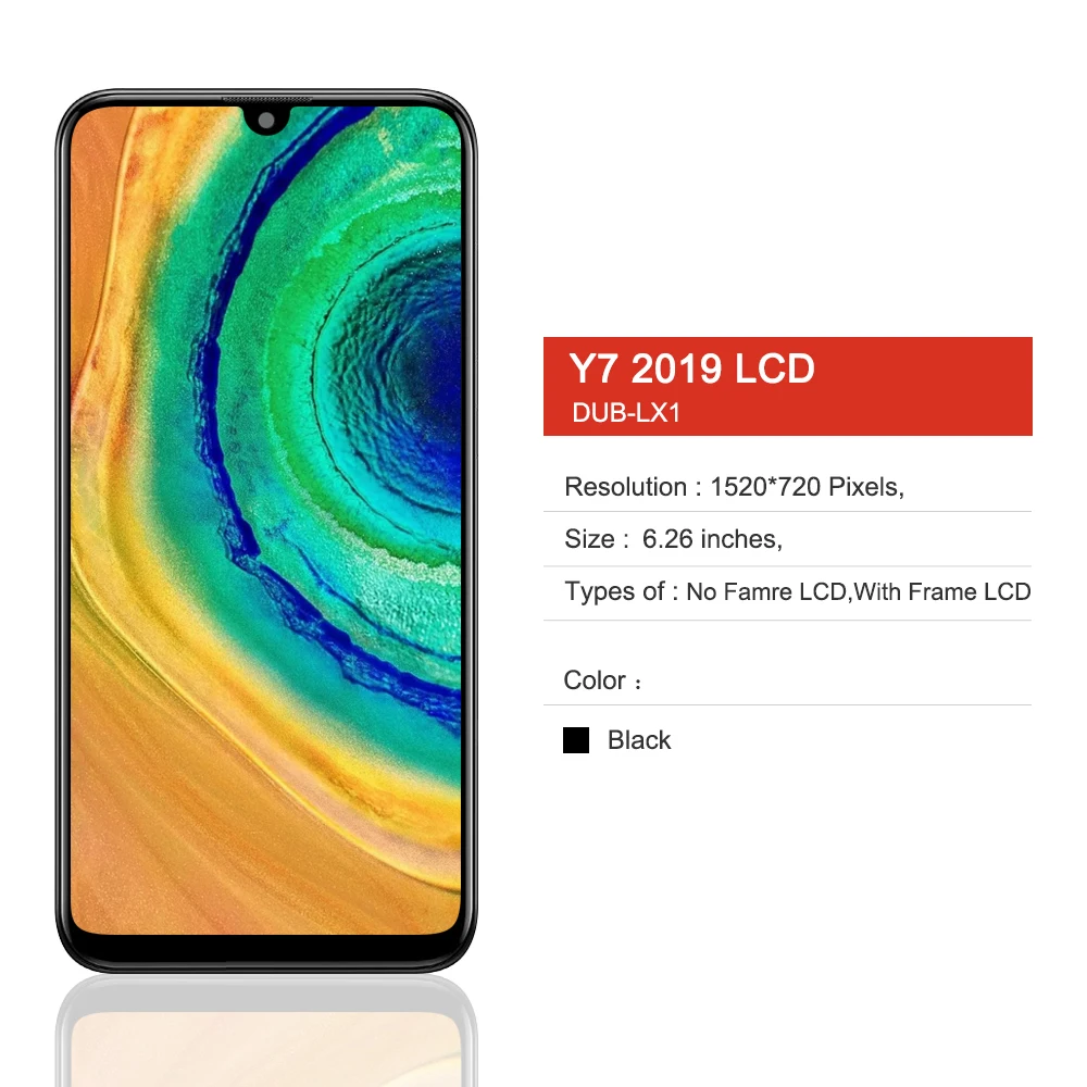 6 26 ''ЖК дисплей для Huawei Y7 2019 DUB LX3 L23 LX1 сенсорный экран Сенсорная панель