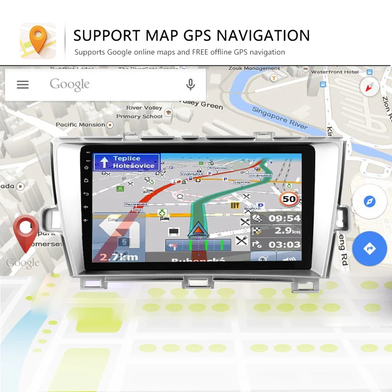 Android 8 1 для Toyota Prius 2010-2013 автомобильный радиоприемник мультимедийный видеоплеер с